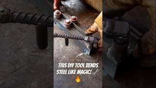 Strong Bends, Low Budget – Fabricate This Iron Bender at Home #shorts