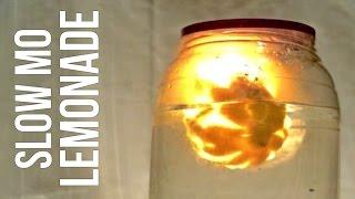 Lemonade Bomb Recipe - Slow Mo Lab (Slow Motion Recipe)