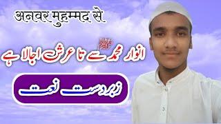 Anware Muhammad Se Ta'Arsh Ujala Hai Wo Rehmat-E-Alam Hai Mehboob Nirala Hai By Hafiz Maaz minhaji