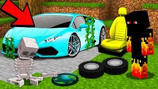 ENCONTREI UM CARRO ABANDONADO NO MINECRAFT - O Filme