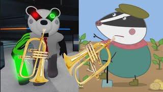 WHEN MAMA ISN'T HOME  ROBLOX PIGGY vs PEPPA PIG continuation