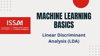 Machine Learning Basics: Linear Discriminant Analysis (LDA)