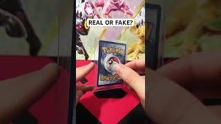 REAL OR FAKE? #pokemon #pokemoncards #pokemongo #pokemontcg #pikachu #charizard #mewtwo #follow