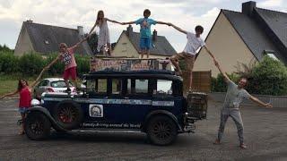 A bordo de auto de 1928, familia argentina recorre 5 continentes