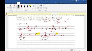 SOLUTIONS ABOUT ORDINARY POINTS Part 1