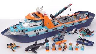 LEGO City Arctic Explorer Ship set 60368 independent review! Their largest floating boat, Ever