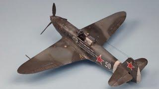 Arma Hobby Yakovlev Yak-1 B 1/72 scale model soviet aircraft full build and painting