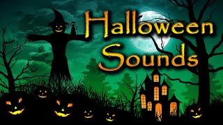 HALLOWEEN SPOOKY SOUNDS-AMBIENCE- Background sound effects for Halloween. Scary ghost sounds 2 HOURS