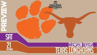 Texas vs Clemson - College Football Playoffs - Preview & Model