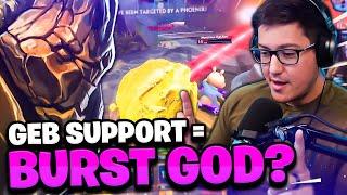 HOW IS GEB HITTING THIS HARD??? - Geb Support Smite Conquest Gameplay