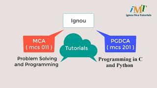 MCS 011 and MCS 201 introduction of tutorial | IGNOU MCA & PGDCA