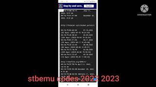 stbemu codes 2022 2023