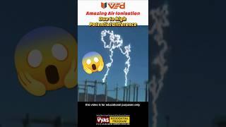 High Voltage Sparks in Air | Shocking Science! #highvoltage #spark #science #shorts