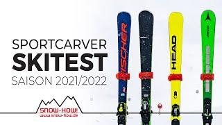 SKITEST SportCarver 2021/22 | Atomic Redster X9S, Fischer RC4, HEAD WCR e-Race Pro, Elan Amphibio