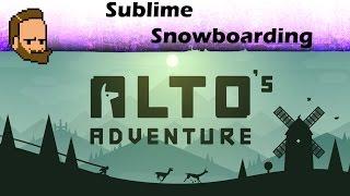 Sublime Snowboarding - Let's Play Alto's Adventure (Android/iOS/Kindle Fire gameplay)