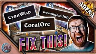 Arena is being RUINED BY CHEATERS! - Hearthstone Arena