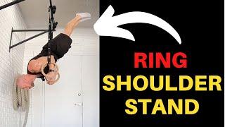 How to Shoulderstand on Rings!! Improve Balance and Strength