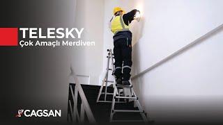 TELESKY Çok amaçlı merdiven | TELESKY Multipurpose ladder | Çağsan Merdiven