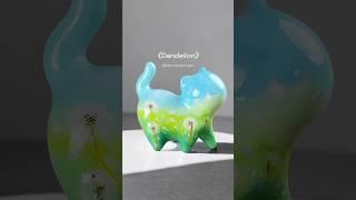 Cute Cat Figurine Hand-Painted #catcraft #catart #diy #cute #artshorts  #kittens #handpainted