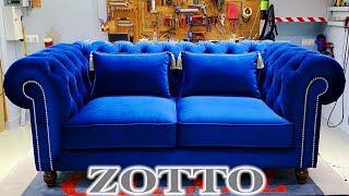 Velvet Chesterfield Sofa By Zotto Sofas Design