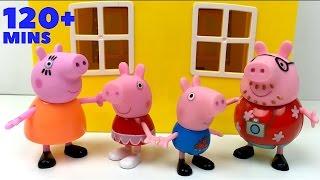 PEPPA PIG CON SU FAMILIA MAMA PIG PAPA PIG HERMANO GEORGE ABUELO Y AMIGOS - COLECCIÓN DE VÍDEO