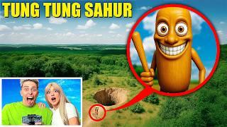 My Drone Filmed TUNG TUNG SAUR in Real Life