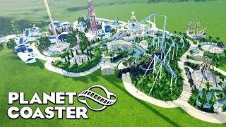 Planet Coaster (PC):  Alpine Park Time Lapse - Part 1