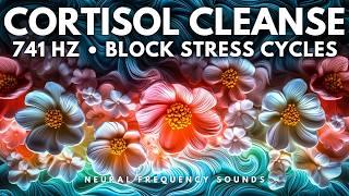 741 Hz  Cortisol Disruption – Break Stress Cycles & Reset Emotional Balance | Meditation Music