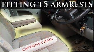 How to: VW T5 Fitting Armrests | DIY Captains Seat | Campervan Conversion Interior Vanbuild
