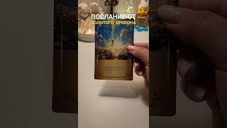 ПОСЛАНИЕ ОТ ЗОЛОТОГО ДРАКОНА  #раскладтаро #магия #эзотерика #гадание #tarot #magic #relaxing