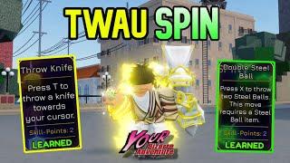 [YBA] Twau Spin FIRES INFINITE PROJECTICLES...