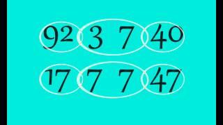 Advanced mnemonics for remembering numbers