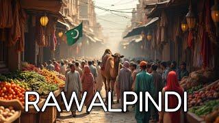 Pakistan Rawalpindi Walking Tour 2024 | 4K Street Views in December