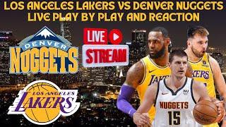 *LIVE* | Los Angeles Lakers Vs Denver Nuggets Live Play By Play & Reaction #nba