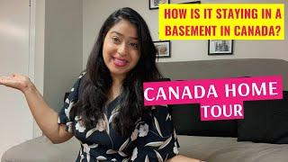 Canada Home Tour | Life in a basement | Basement apartment tour Toronto