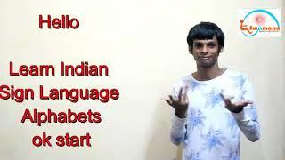 Saurabh Verma#  Sign language# A to Z #Day 4