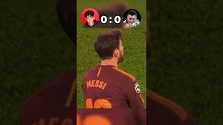 Leo Messi  vs  Ronaldo jr  football imaginary match final #football #messi #ronaldojr