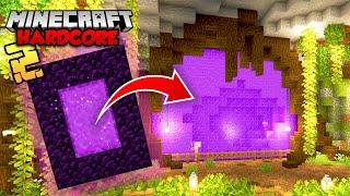 I Transformed the Nether Portal in Minecraft Hardcore