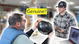 Over 100 Years Old! What Does He Want for This Helmet?