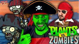 ПАПА РОБ И ЗОМБИ ПРОТИВ РАСТЕНИЙ 2 - ПИРАТЫ В PLANTS VS ZOMBIES!