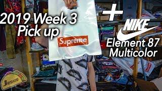 Supreme x Stone Island SS19 week 3 + Nike Element 87 review Multi color