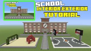 Minecraft Tutorial: How To Make A School Interior/Exterior