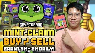 CRYPTO FROG - MINT, CLAIM & BUY/SELL NFT | $5 LANG STARTING DITO | Passive Income