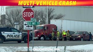 BREAKING NEWS: Multi-Vehicle Crash In Crookston, Minnesota