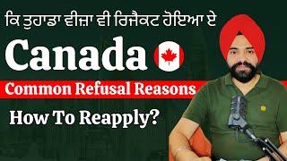 Canada Tourist Visa Refusal Reasons || Canada 179B Refusal Removed