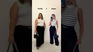 Look plus size calça pantalona, moda plus size elegante #modaplussize #lookplussize #plussize