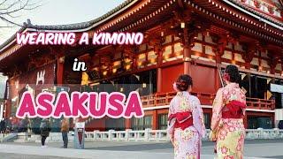 Wearing a Kimono in ASAKUSA | AforAlyce