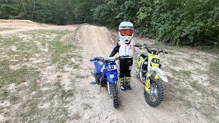 PW50 vs Husky TC50. Which one do we like more. #5yearsold #dirtbike #pw50