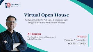 Virtual Open House: Get an insight into Ashoka’s Undergraduate Programme and the Admissions Process