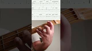 Best Walking Bass Lines - Jazz Blues in Bb with tabs #short #bass #bassguitar #cover